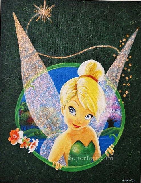 妖精のファンタジー油絵